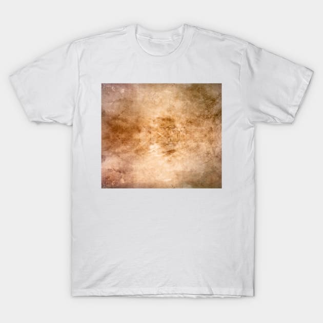 Light bronze grunge texture T-Shirt by Playfulfoodie